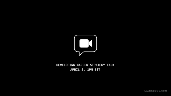Tune into "Developing a Career Strategy" talk on April 8, 1 pm